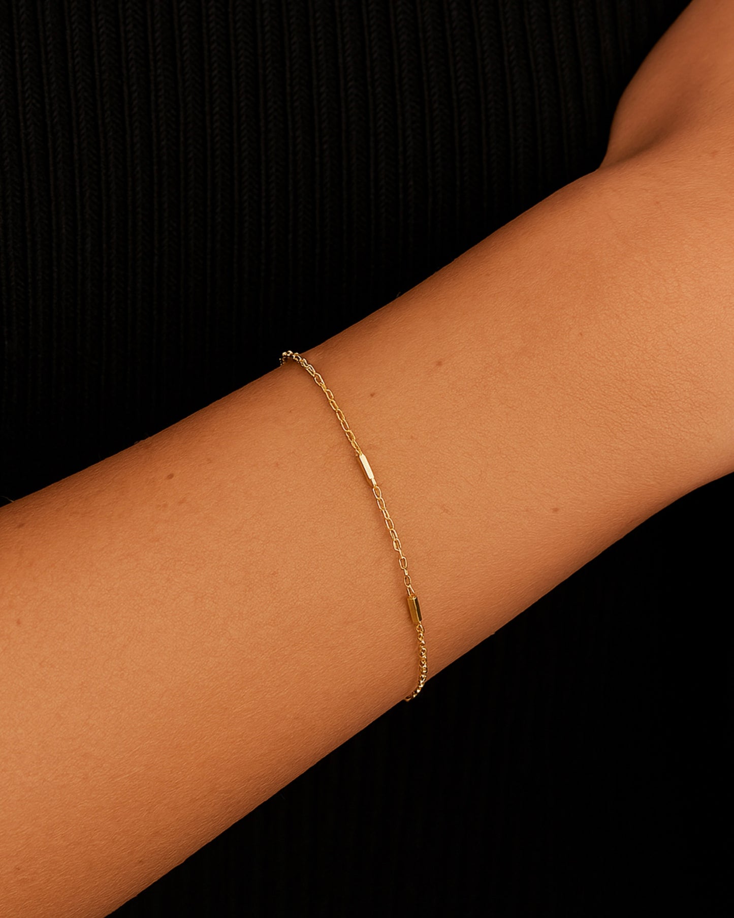 DASH BARS BRACELET GOLD
