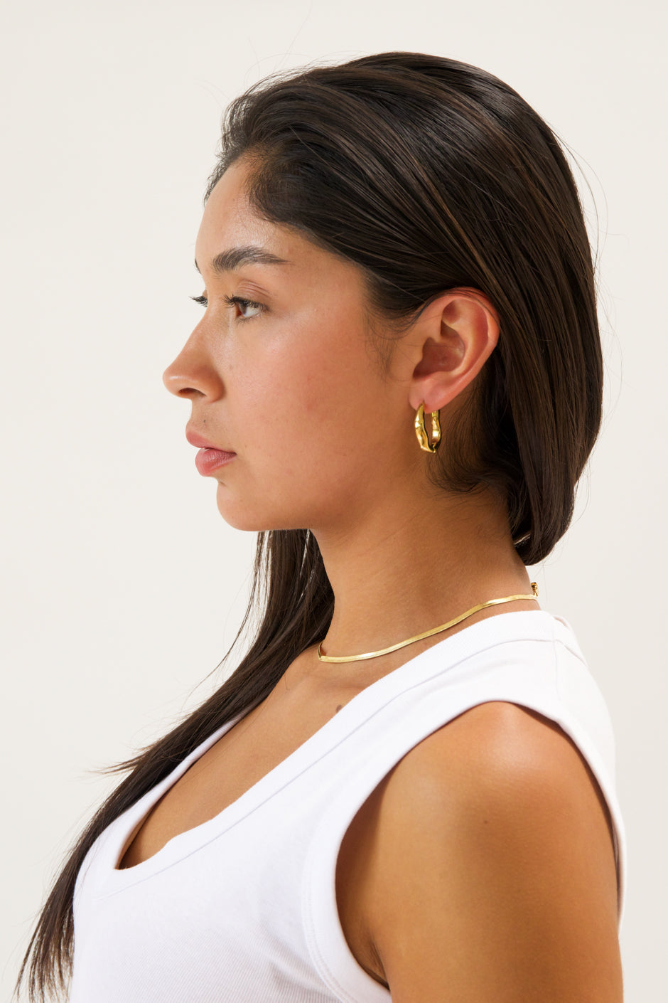 CONTEMPORARY HOOPS - GOLD