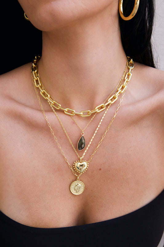 HEART LOCKET CHARM PENDANT