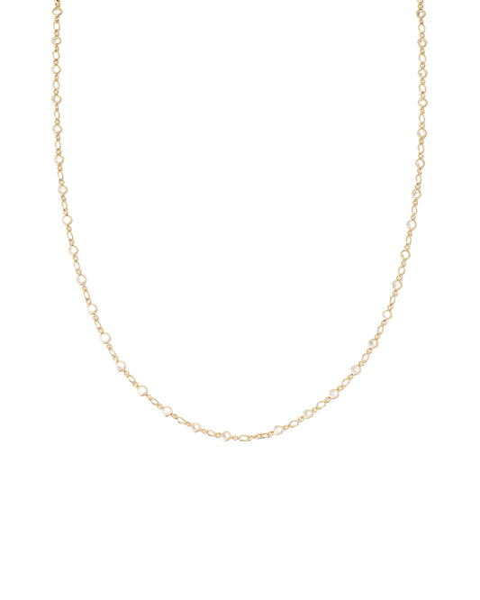 MOMENTS BEZEL CHAIN NECKLACE