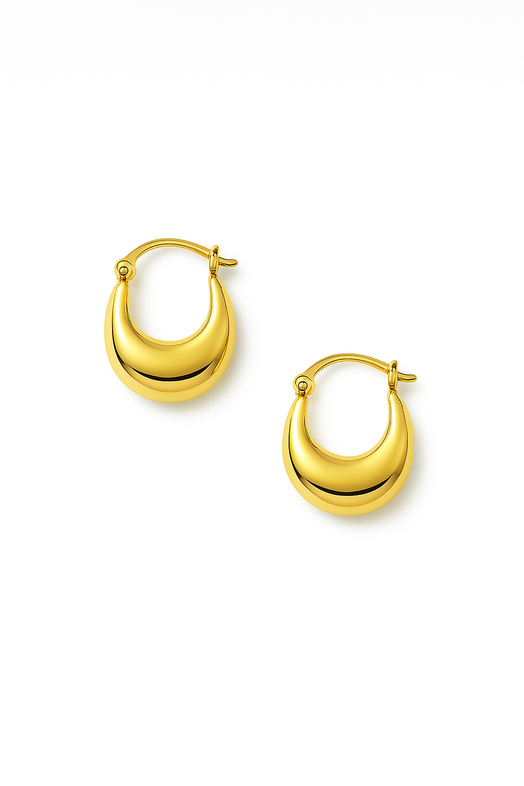 SCOOP ONE HOOPS GOLD