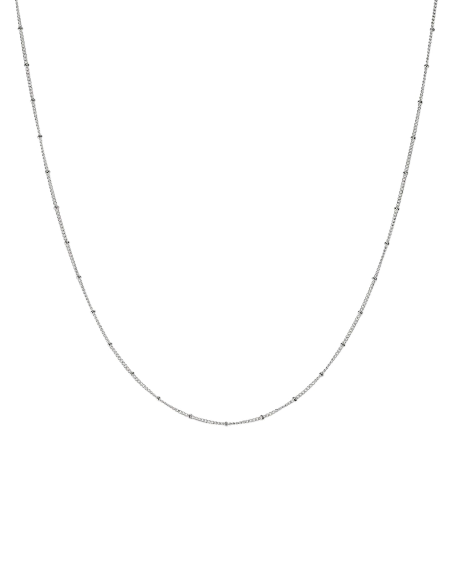 SPHERES CHAIN NECKLACE SILVER