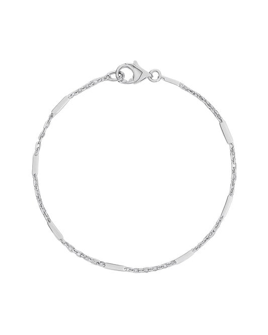 DASH BARS BRACELET SILVER
