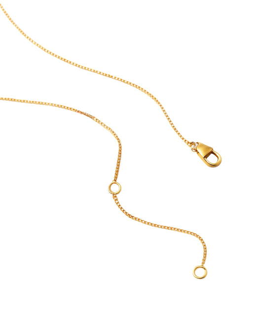BOX CHAIN NECKLACE GOLD