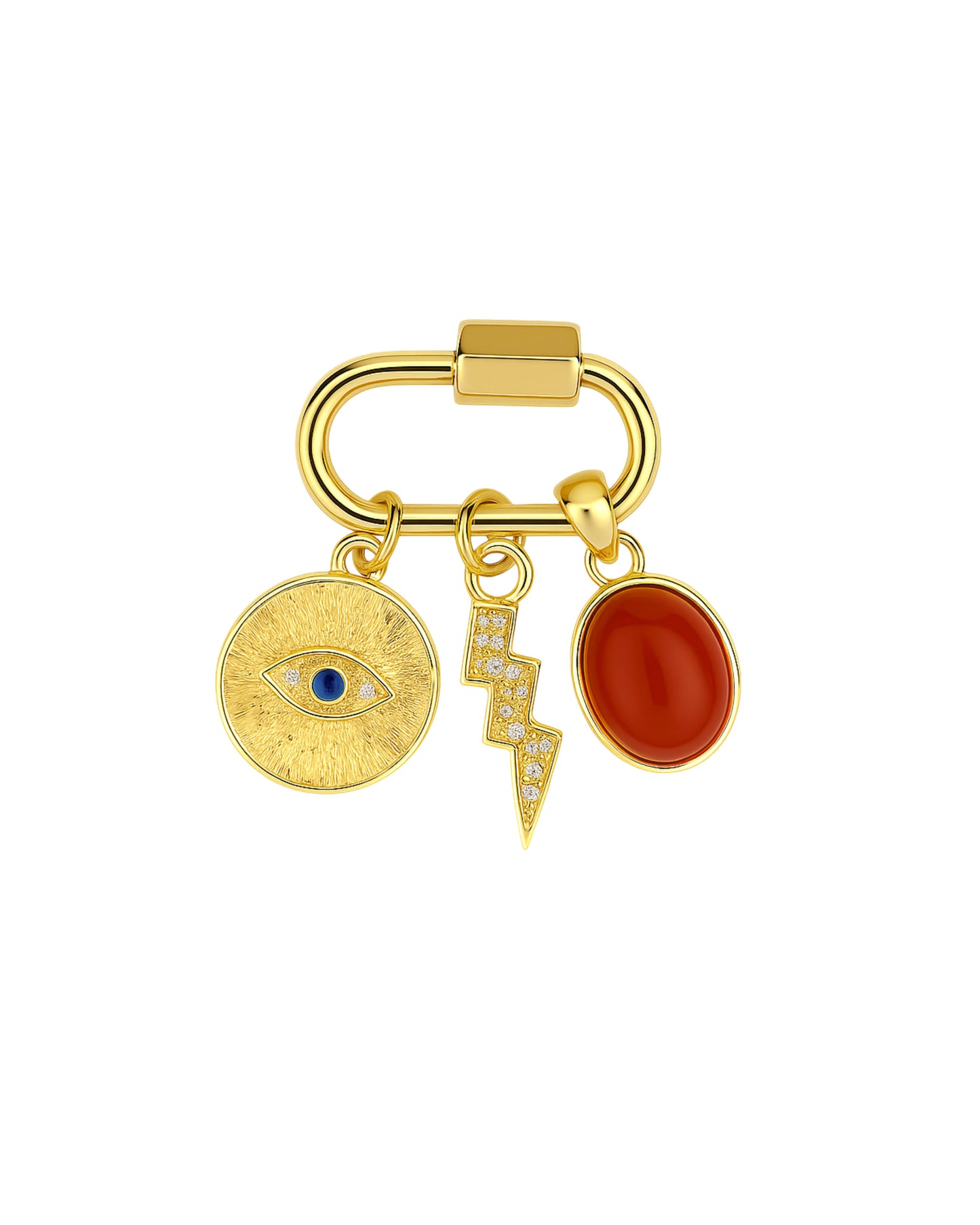 EVIL EYE COIN CHARM PENDANT