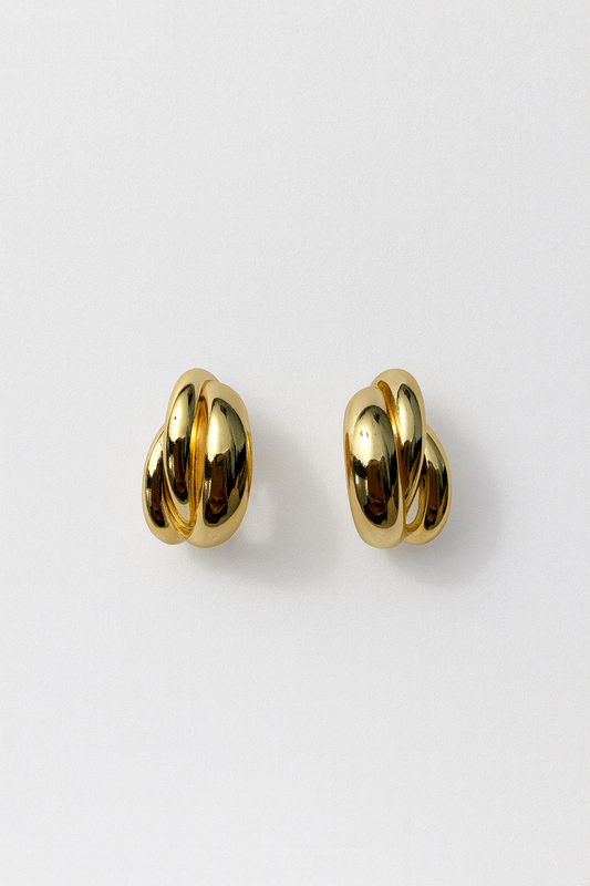 BRIOCHE HOOPS - GOLD