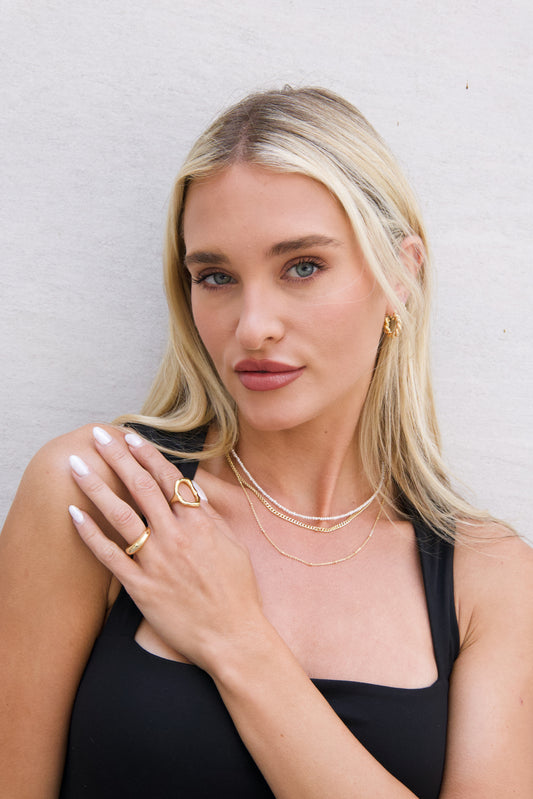 CURB CHAIN NECKLACE GOLD