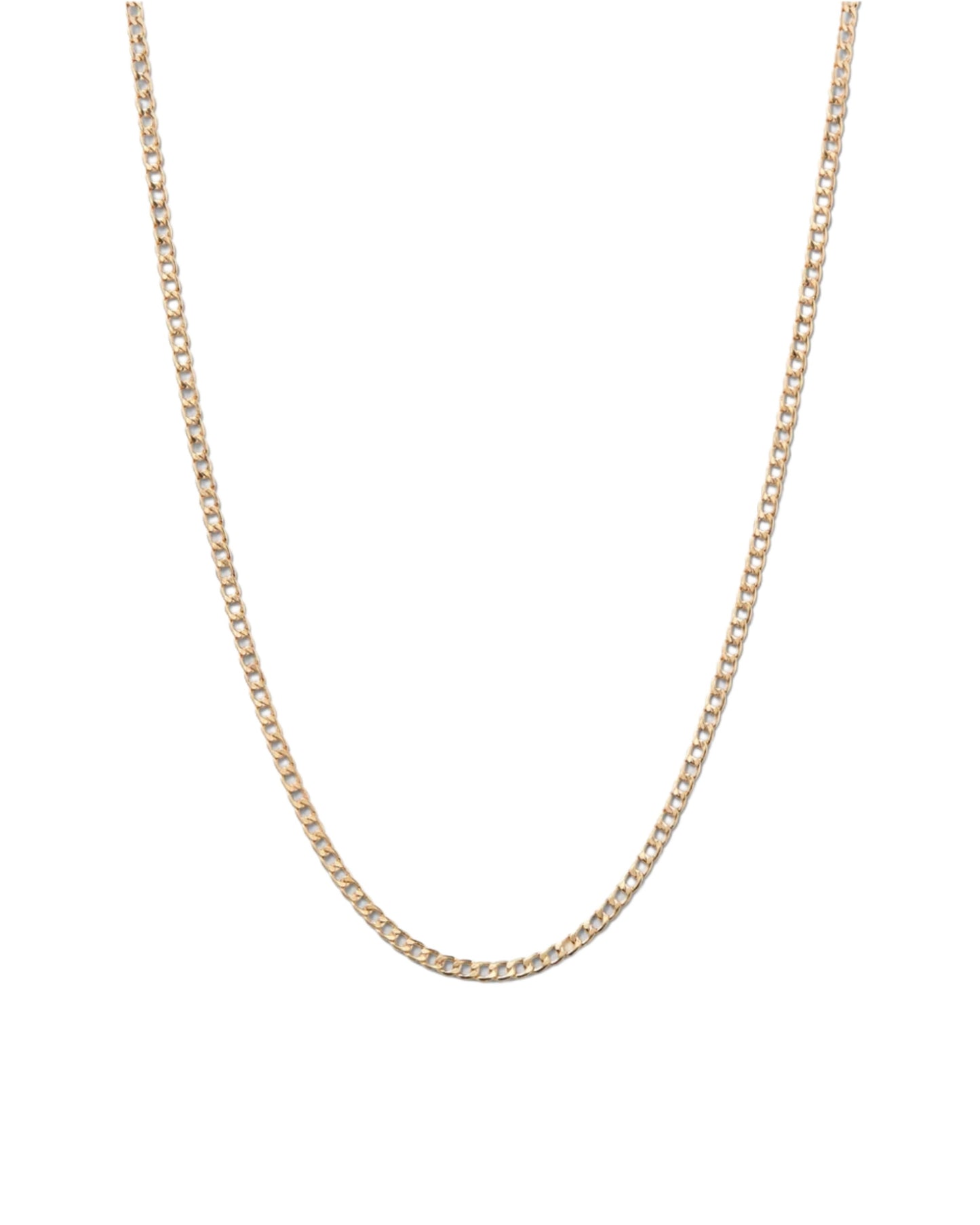 CURB CHAIN NECKLACE GOLD
