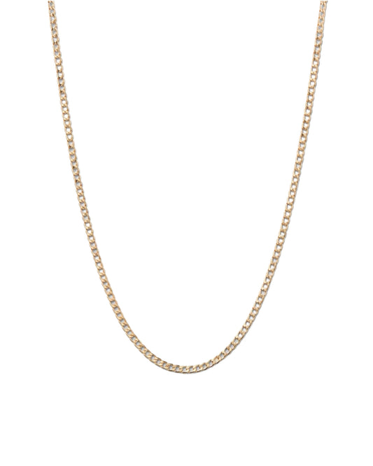 CURB CHAIN NECKLACE GOLD