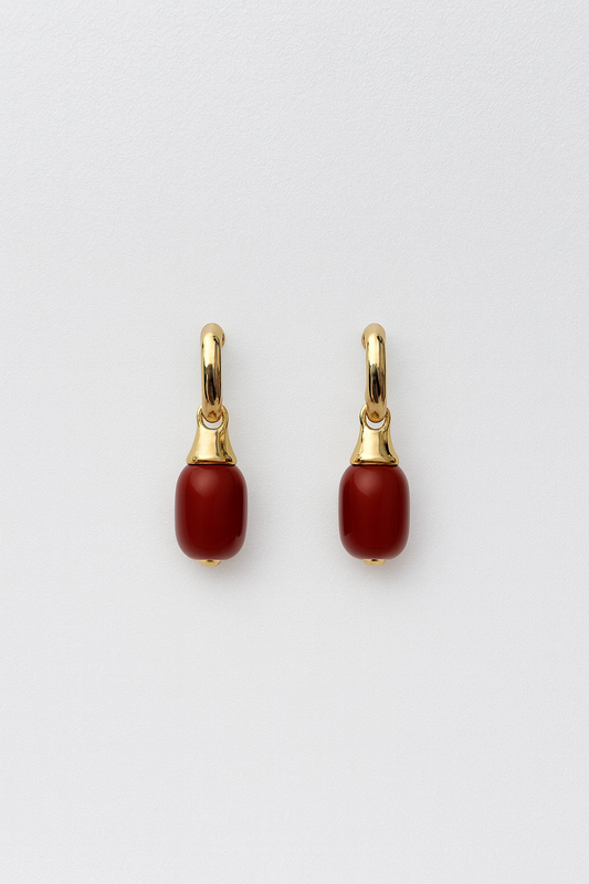 MARA CARNELIAN DROP EARRINGS