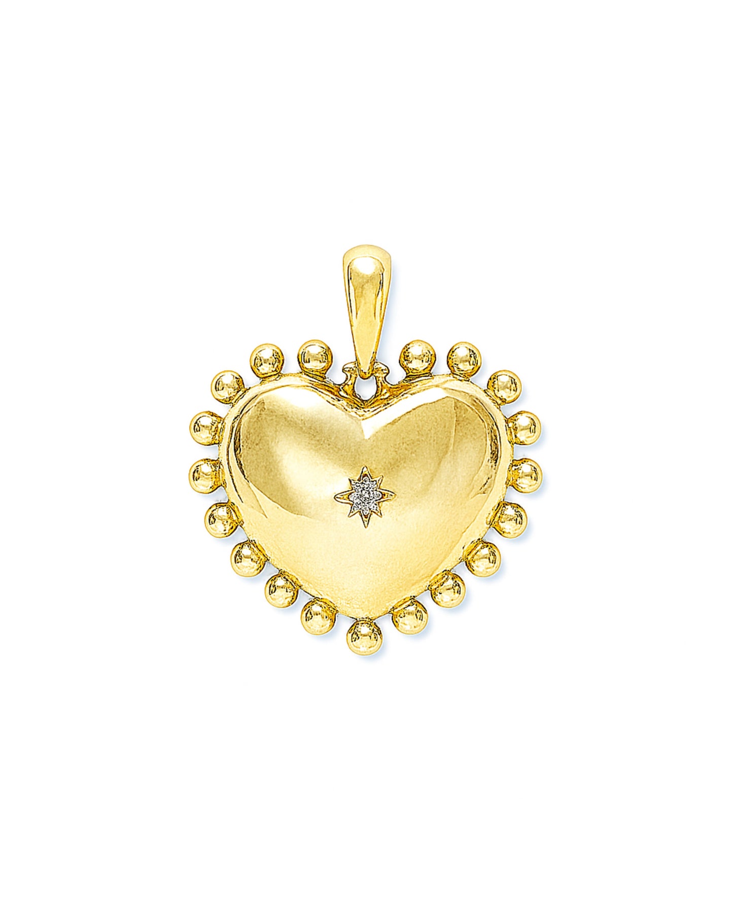 HEART LOCKET CHARM PENDANT