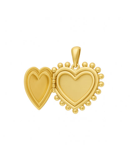 HEART LOCKET CHARM PENDANT