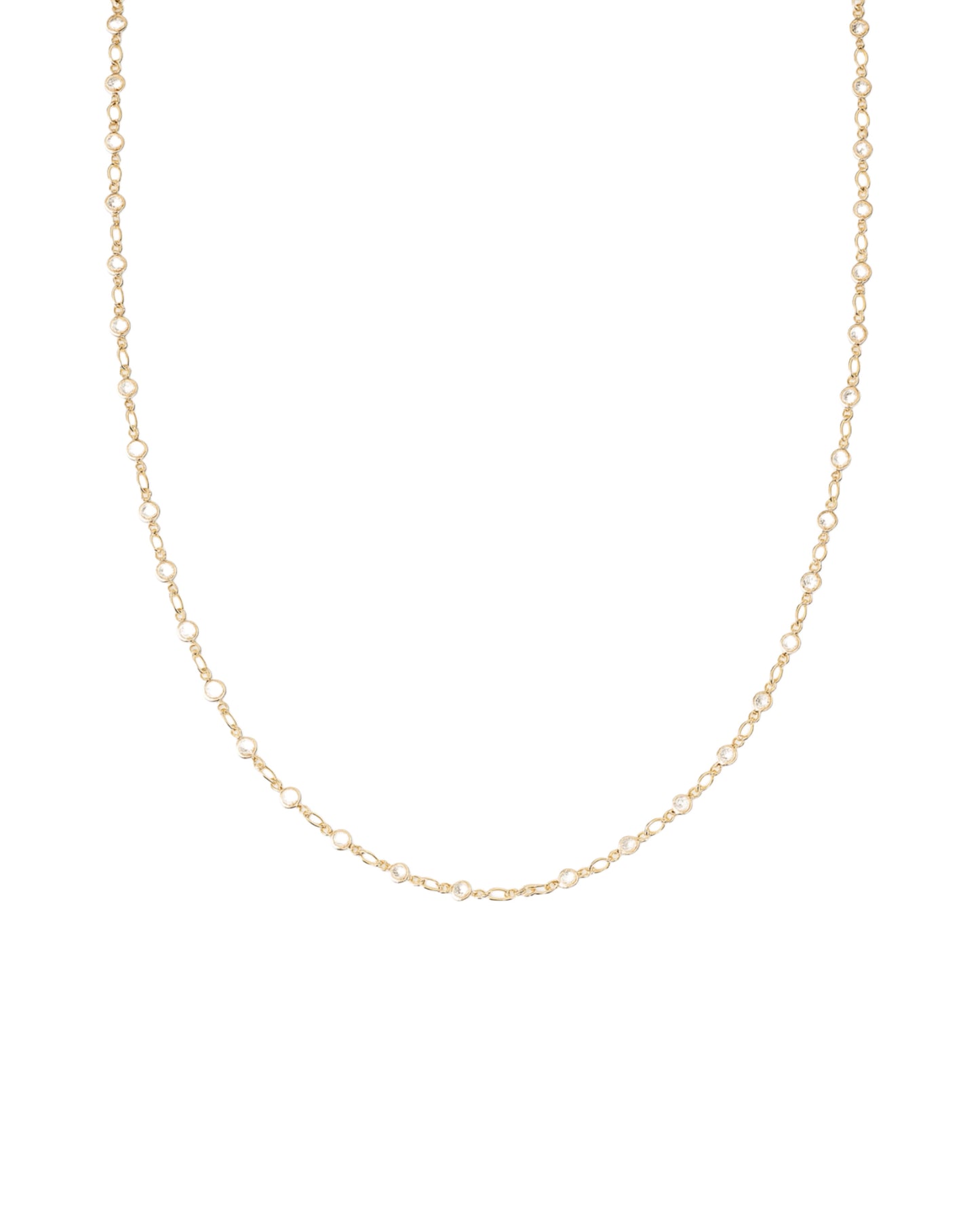MOMENTS BEZEL CHAIN NECKLACE