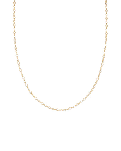 MOMENTS BEZEL CHAIN NECKLACE