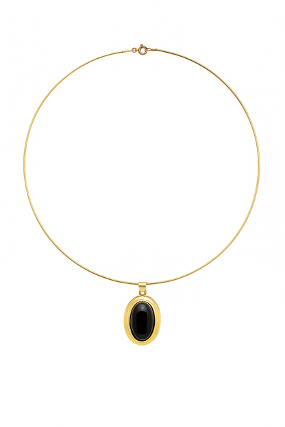 ONYX CHAIN NECKLACE