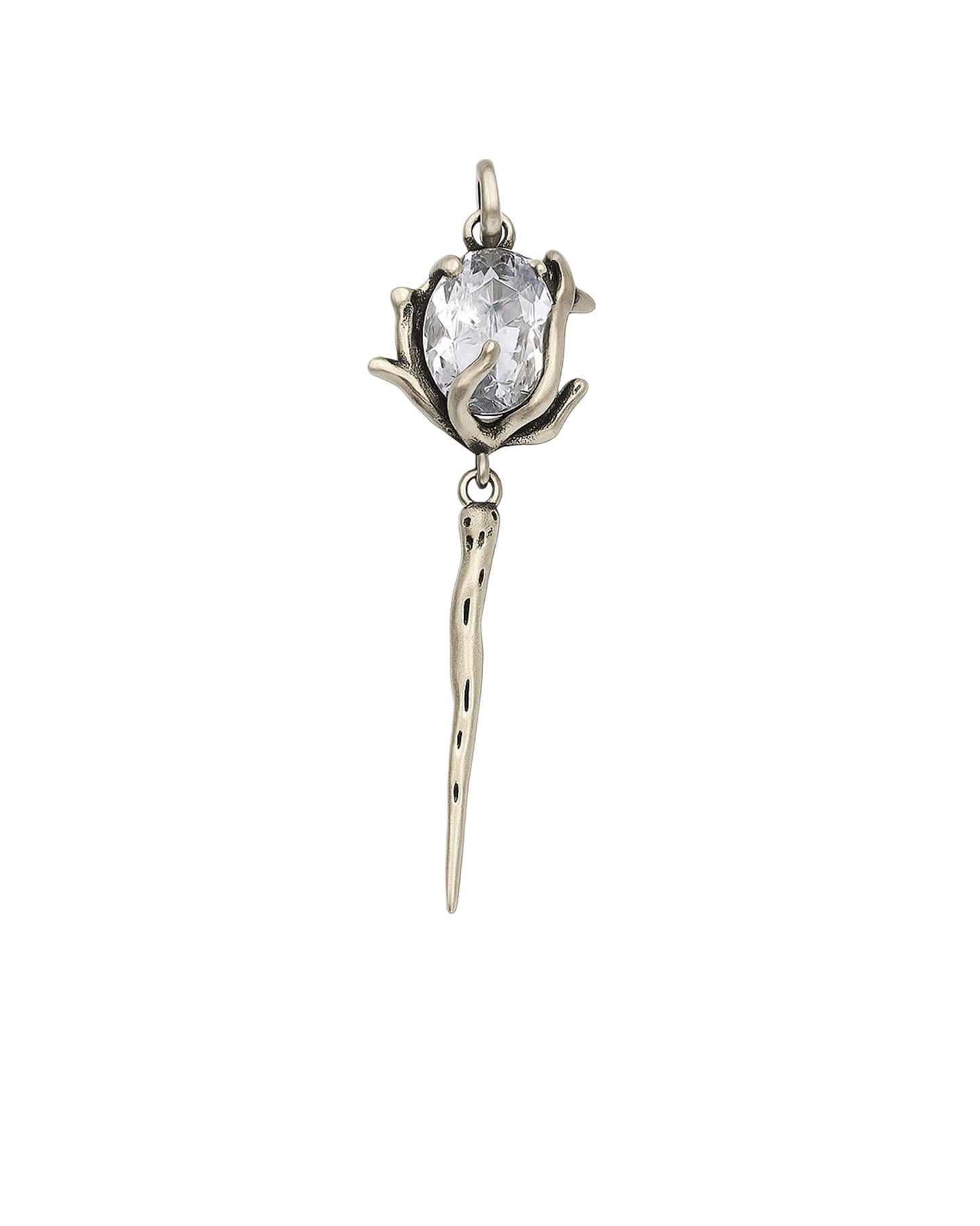 ROSE BEZEL CHARM PENDANT