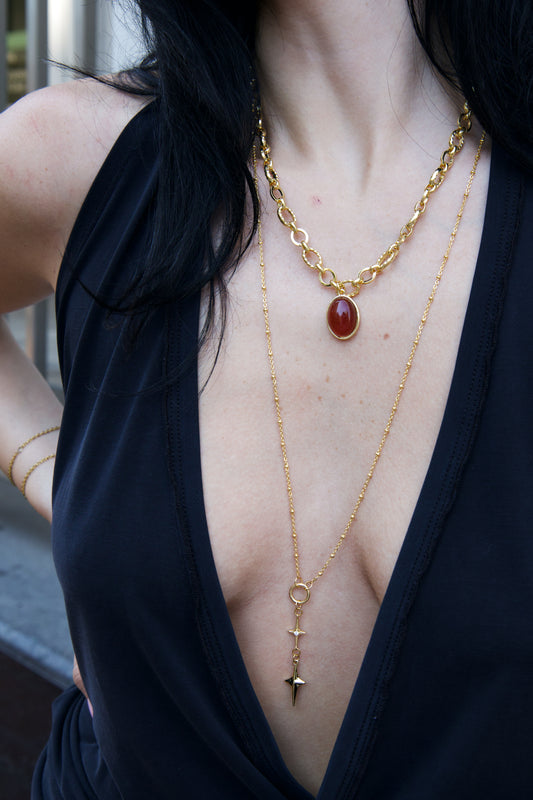 NORTH STAR CHAIN NECKLACE