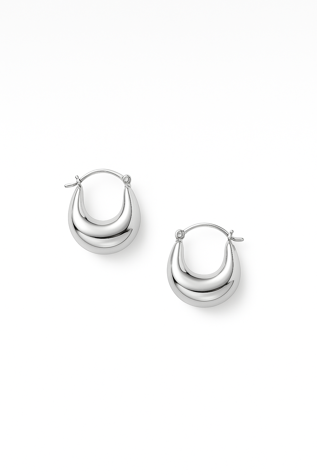 SCOOP ONE HOOPS SILVER