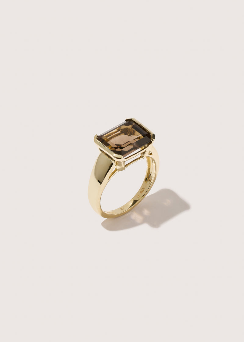SMOKEY QUARTZ RING