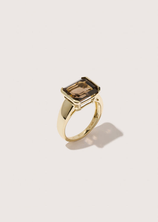 SMOKEY QUARTZ RING