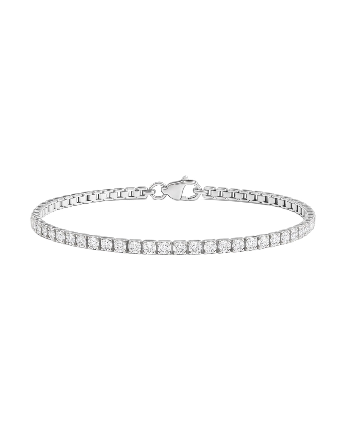 THE ONE TENNIS BRACELET SILVER