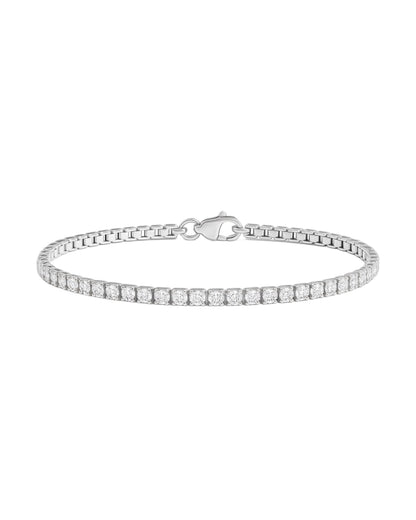 THE ONE TENNIS BRACELET SILVER